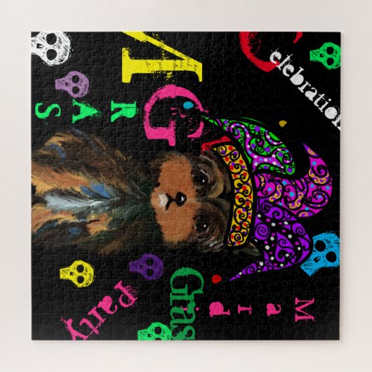 Mardi GRAS Legpuzzel (Horizontaal)