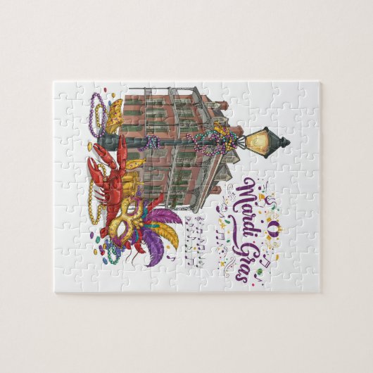 Mardi Gras Legpuzzel (Horizontaal)