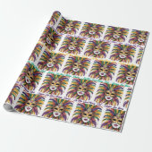 Mardi Gras Let The Good Times Roll Custom Roll Cadeaupapier (Uitgerold)