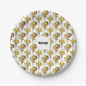 Mardi Gras Lily Festival Custom Bord White Gold (Voorkant)