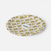 Mardi Gras Lily Festival Custom Bord White Gold (Gekanteld)