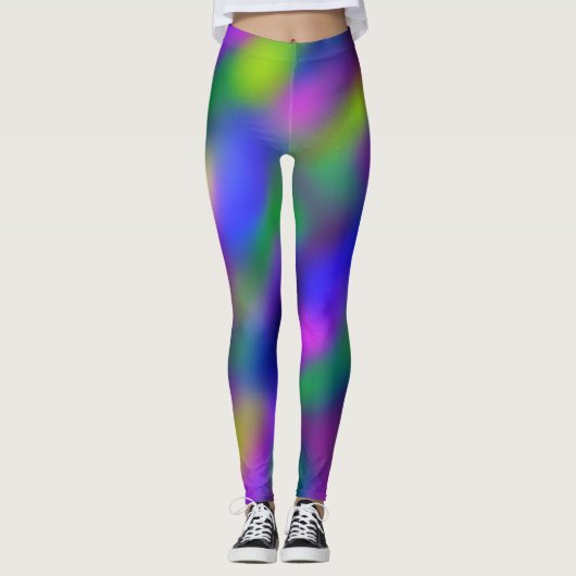 Mardi Gras Limelight Leggings (Voorkant)