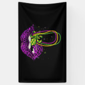 Mardi Gras Lips Queen Fat Bead Spandoek (Verticaal)