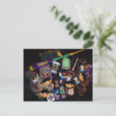 Mardi Gras Loot-Briefkaart Briefkaart (Staand voorkant)