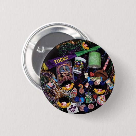 Mardi Gras Loot Button (Voorkant /achterkant)