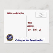 Mardi Gras Louisiana Bicentennial Party Zie aantek Uitnodiging Briefkaart (Achterkant)