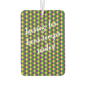 Mardi Gras luchtverfrisser (Achterkant)