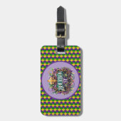 Mardi Gras Luggage Tag Bagagelabel (Voorkant verticaal)