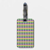 Mardi Gras Luggage Tag Bagagelabel (Achterkant verticaal)