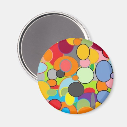 "Mardi Gras" magneet (Voorkant / Achterkant)