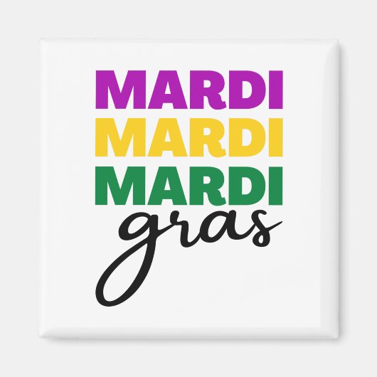 Mardi Gras Magneet (Voorkant)