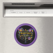 Mardi Gras-magneet Magneet (Insitu (Vaatwasser))