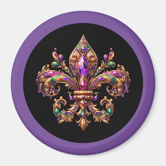 Mardi Gras-magneet Magneet (Voorkant)