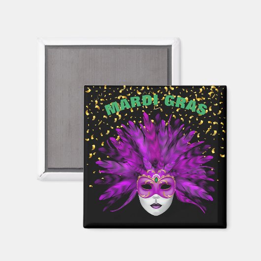 Mardi Gras Magnet (Voorkant / Achterkant)