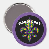 Mardi Gras Magnet (Voorkant / Achterkant)