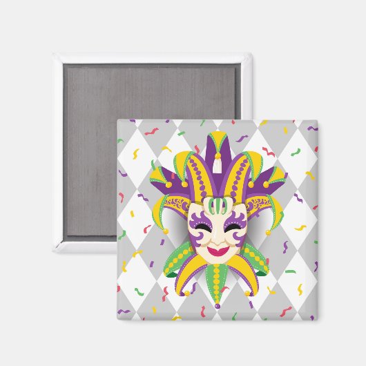 Mardi Gras Magnet (Voorkant / Achterkant)