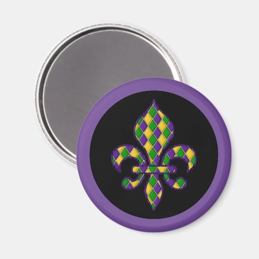 Mardi Gras Magnet (Voorkant / Achterkant)