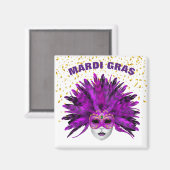 Mardi Gras Magnet (Voorkant / Achterkant)
