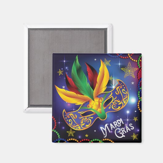 Mardi Gras Magnet (Voorkant / Achterkant)