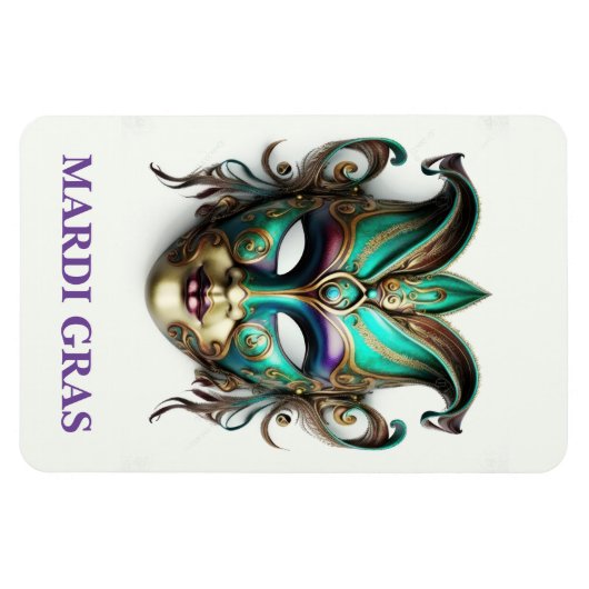 Mardi Gras Magnet Magneet (Horizontaal)