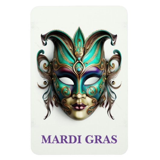 Mardi Gras Magnet Magneet (Verticaal)
