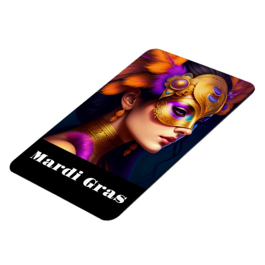Mardi Gras Magnet Magneet (Linkerzijde)
