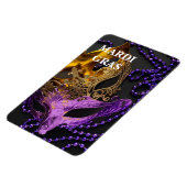 Mardi Gras Magnet Magneet (Linkerzijde)