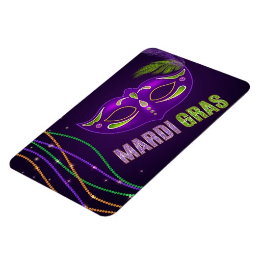 Mardi Gras Magnet Magneet (Linkerzijde)