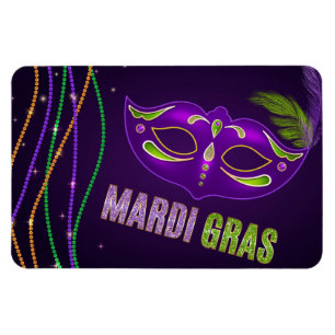 Mardi Gras Magnet Magneet