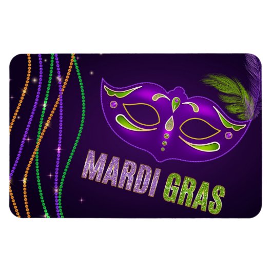 Mardi Gras Magnet Magneet (Horizontaal)