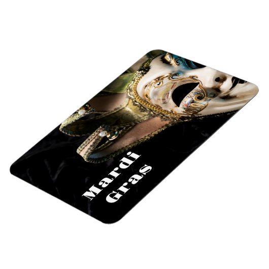 Mardi Gras Magnet Magneet (Linkerzijde)