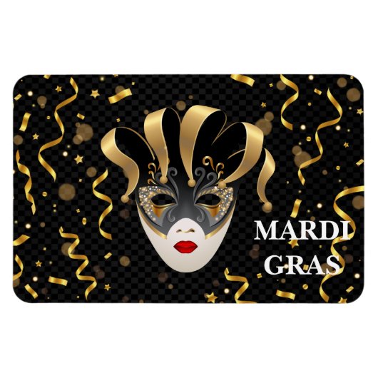 Mardi Gras Magnet Magneet (Horizontaal)