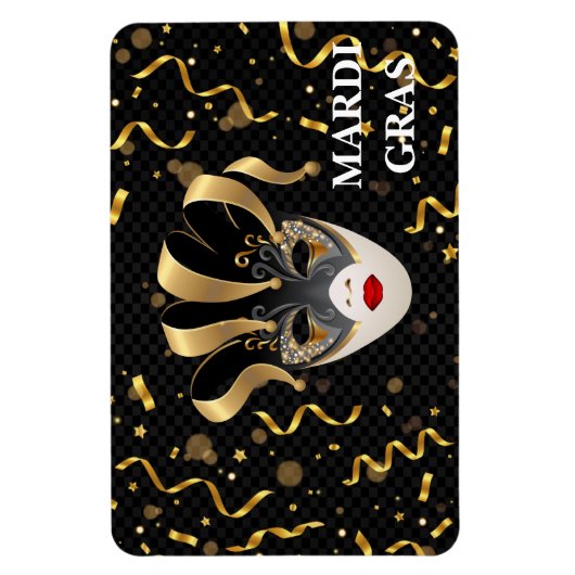 Mardi Gras Magnet Magneet (Verticaal)