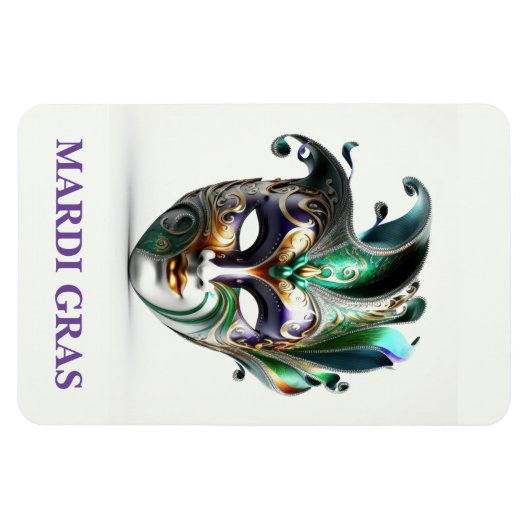 Mardi Gras Magnet Magneet (Horizontaal)