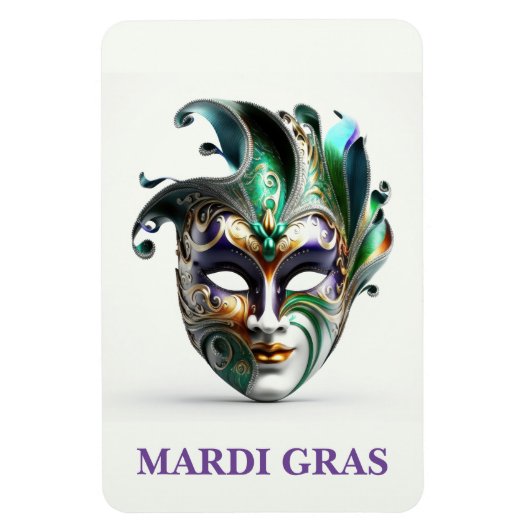 Mardi Gras Magnet Magneet (Verticaal)