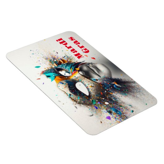 Mardi Gras Magnet Magneet (Rechterzijde)
