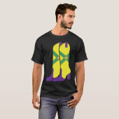 Mardi Gras Majorettes Boots Funny Parade Festival T-shirt (Voorkant volledig)