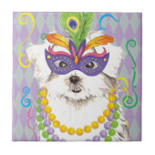Mardi Gras Maltese Tegeltje (Voorkant)