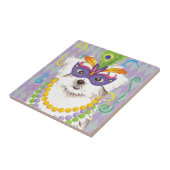 Mardi Gras Maltese Tegeltje (Zijkant)