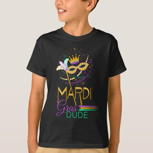 Mardi Gras Man Kinder T-shirt (Voorkant)