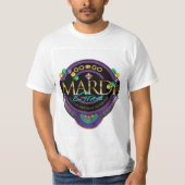 MARDI GRAS MANNEN T-SHIRT PROMO (Voorkant)
