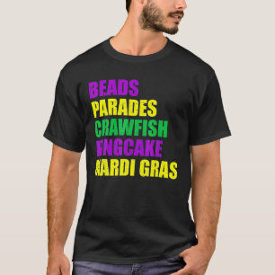 Mardi gras mardi gras kleding voor heren , klas t-shirt
