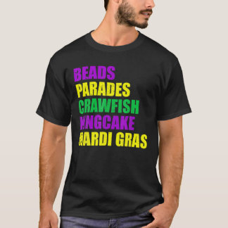 Mardi gras mardi gras kleding voor heren , klas t-shirt