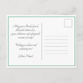 💚💜💛 Mardi Gras Mardi Magic Memo Briefkaart (Achterkant)