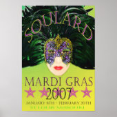 Mardi Gras Mask 2007 Poster St. Louis (Voorkant)