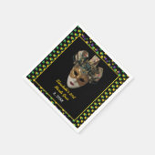 Mardi Gras Mask 21e verjaardagsfeestje Servet (Hoek)