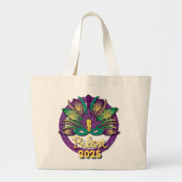 Mardi Gras Mask Bag 2025 - Biloxi, MS Grote Tote Bag