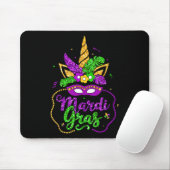 Mardi Gras Mask Beads New Orleans Party Vrouwen Me Muismat (Met muis)