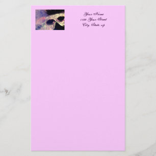 Mardi Gras Mask Briefpapier