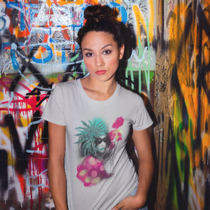 Mardi Gras Mask Carnival Girl New Orleans T-shirt